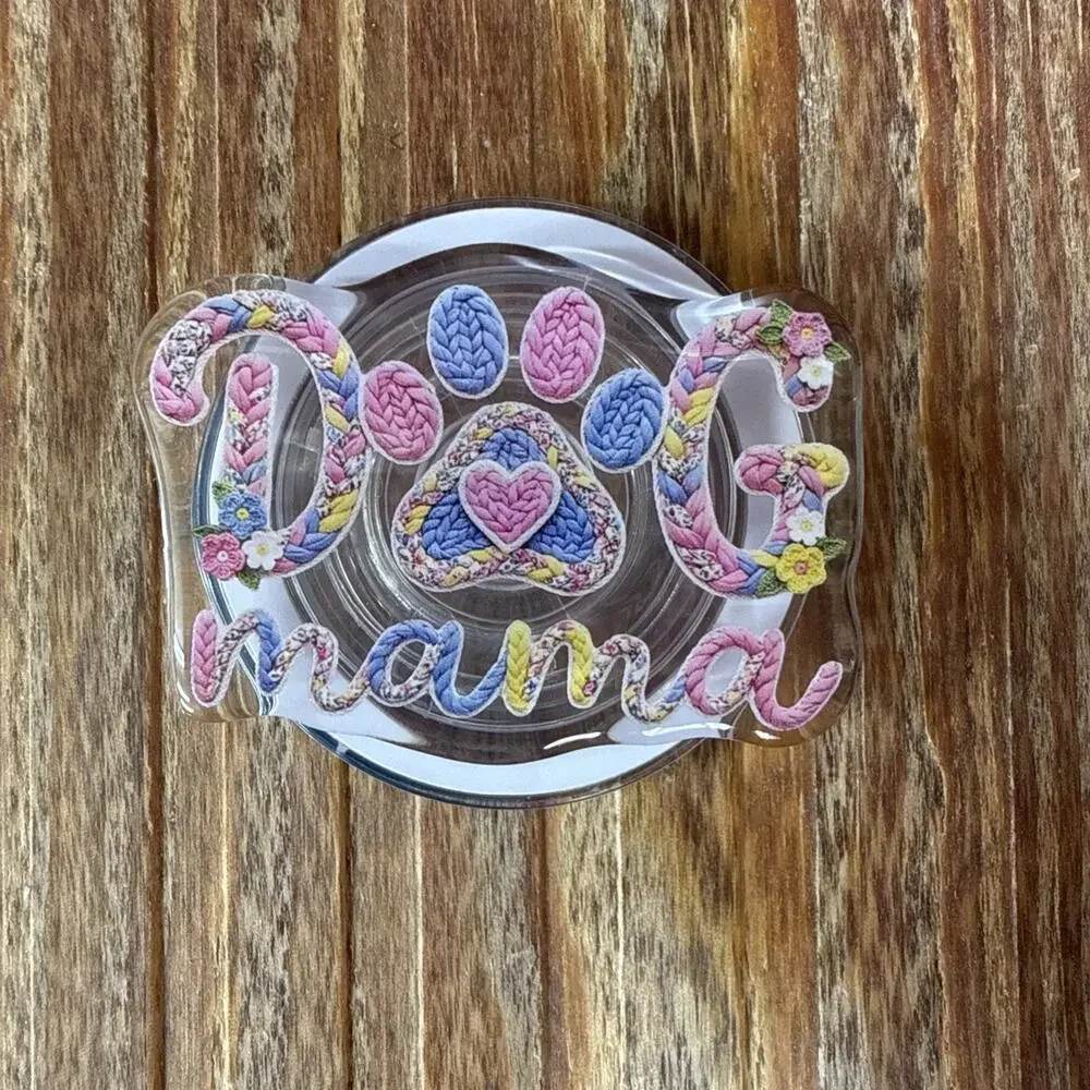 Magnetic Dog Mama Pop Up Phone Grip